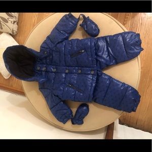 Armani baby 2 piece snowsuit Size 12M